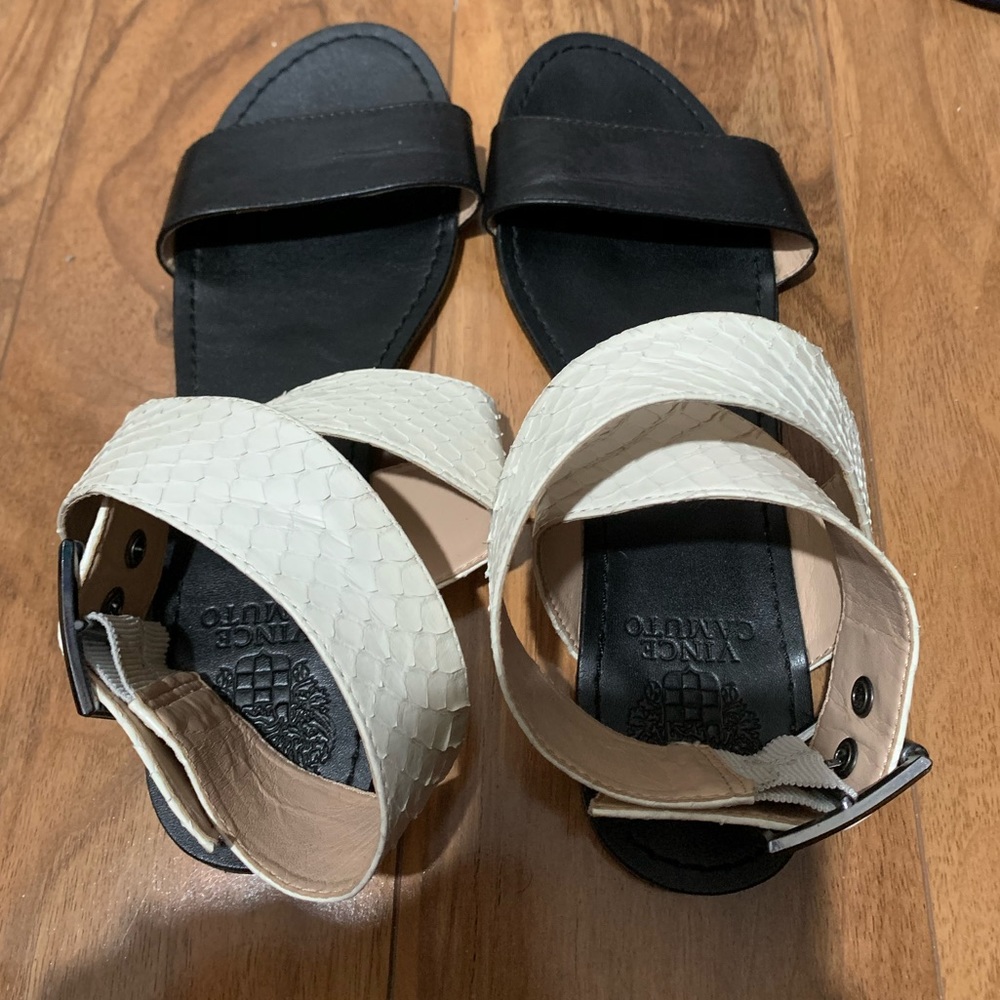 Vince Camuto Maren Leather Ankle Sandals